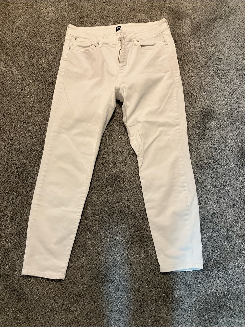 Gap white denim